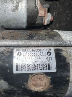 CHRYSLER Starter motor CHRYSLER VOYAGER V (RT) (2007-2016) — thumbnail 3