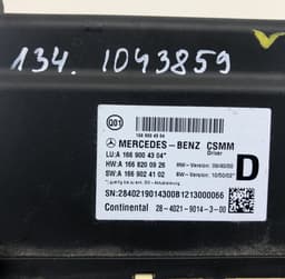 MERCEDES-BENZ A1669008506 Seats control unit MERCEDES-BENZ ML-CLASS (W166) (2011-2015) — thumbnail 3