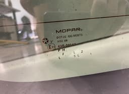 DODGE Rear Window glass DODGE CARAVAN V (2007-2020) — thumbnail 2