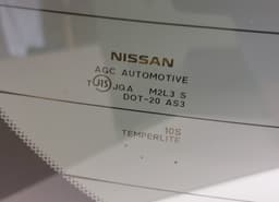 NISSAN 903003NC0A Rear Window glass NISSAN LEAF I (ZE0) (2010-2017) — thumbnail 2