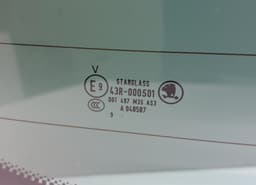 SKODA 3T9845049A 43R-000501 Rear Window glass SKODA SUPERB II (3T4, 3T5) (2008-2015) — thumbnail 2
