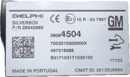OPEL 39084504 28542969 Satellite navigation control unit OPEL ASTRA K (B16) (2015-2022) — thumbnail 4