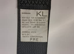 NISSAN 868853VA0B TK-AH2-G2421 C9742HL13 Seat Belt Front Left NISSAN NOTE II (E12) (2013-2019) — thumbnail 5