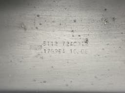 BMW 51127240912 7240912 Rear bumper beam BMW 1 (F20, F21) (2011-2019) — thumbnail 3