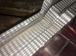 MERCEDES-BENZ Rear bumper Registration plate holder MERCEDES-BENZ E-CLASS (W124) (1985-1996) — thumbnail 2