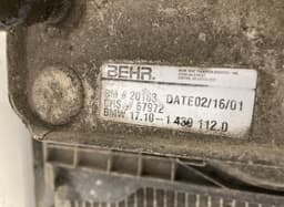 BMW 1710143909908 83815431 171014391120 Radiator set BMW X5 (E53) (2000-2007) — thumbnail 5