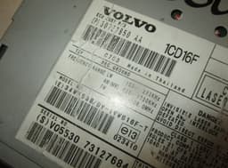 VOLVO 1CD16F 30732850AA Radio VOLVO S40 / V50 / C30 / C70 (MS, MW) (2004-2012) — thumbnail 4