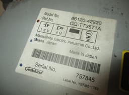 TOYOTA CQ-TT3571A Radio TOYOTA RAV 4 III (XA30) (2005-2012) — thumbnail 5