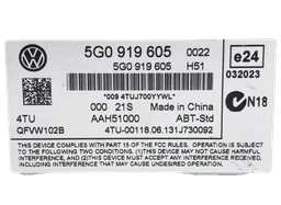 VW 5G0919605 Radio VW GOLF VII (5G1, BA5, BV5, BQ1, BE) (2012-2020) — thumbnail 3