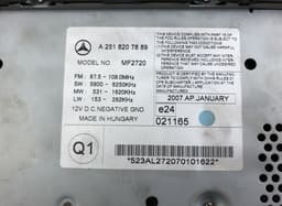 MERCEDES-BENZ A2518209489 Radio MERCEDES-BENZ R-CLASS (W251) (2006-2013) — thumbnail 4