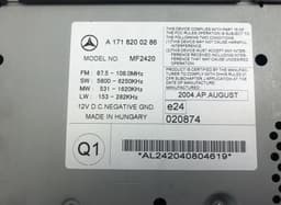 MERCEDES-BENZ MF2420 MF2780 Radio MERCEDES-BENZ SLK (R171) (2004-2011) — thumbnail 3