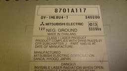 MITSUBISHI DY1ME8U4T Radio MITSUBISHI GRANDIS II (NA_W) (2003-2011) — thumbnail 4