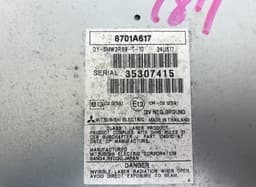 MITSUBISHI 8701A183 Radio MITSUBISHI OUTLANDER III (GG, GF, ZJ, ZK, ZL) (2012-2021) — thumbnail 2
