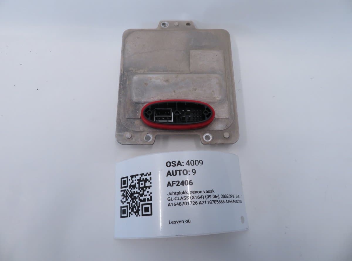 MERCEDES-BENZ A1648701726 1648701726 A1648208185 A1644420203 Xenon control unit left MERCEDES-BENZ GL-CLASS (X164) (2006-2012)
