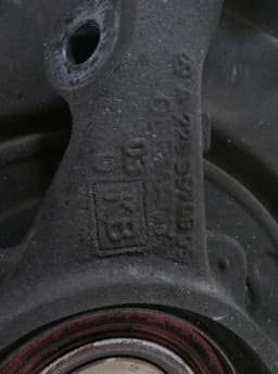 MERCEDES-BENZ A2203508308 A2203508908 A2203570805 Wheel bearing housing rear left MERCEDES-BENZ S-CLASS Coupe (C215) (1999-2006) — thumbnail 2