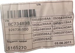 JEEP 926734100 68079286AA 68079282AA 68079282AB 68079290AA 68079290AB Window Regulator Compl. front right JEEP GRAND CHEROKEE IV (WK, WK2) (2010-2021) — thumbnail 3