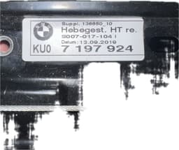 BMW 7197924 51357197924 67627207008 Window Regulator Compl. rear right BMW 5 GRAN TURISMO (F07) (2009-2017) — thumbnail 5
