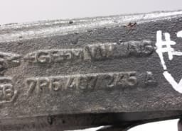 VW 7P6407245A 7L0615311B Wheel bearing housing front left VW TOUAREG II (7P) (2010-2018) — thumbnail 2
