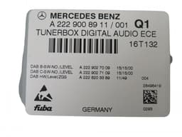 MERCEDES-BENZ A2229008911 A2229005317 A2229003210 A2229001408 TV - Receiver (Tuner) MERCEDES-BENZ C-CLASS (W205) (2013-2021) — thumbnail 3