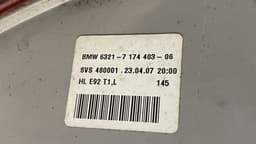 BMW Tail light left BMW 3 (E90, E91, E92, E93) (2005-2011) — thumbnail 4