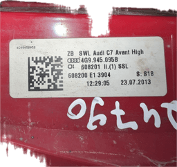 AUDI 4G9945095B Tail light left AUDI A6 / A6 ALLROAD (C7, 4G) (2010-2018) — thumbnail 3