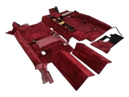 FERRARI FERRARI 360 F131 Red Floor Carpet Set 657128 — thumbnail 3