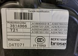 MERCEDES-BENZ 922471-102 A1667231114 924701-109 A0997660500 Window Regulator mechanism front left MERCEDES-BENZ GLE (W166) (2015-2019) — thumbnail 2
