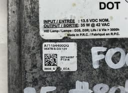 FORD A71154400DG Xenon control unit right FORD FOCUS III (2010-2018) — thumbnail 3