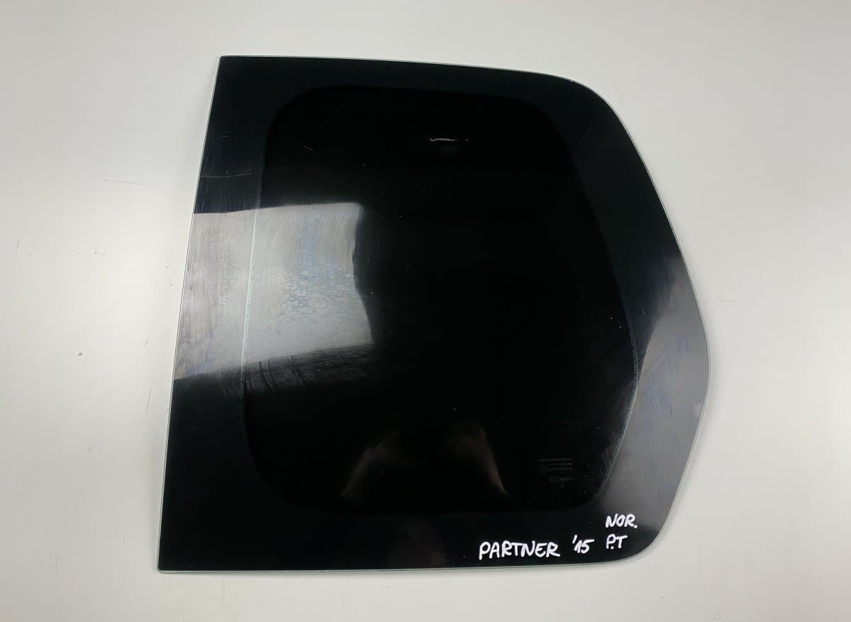 PEUGEOT 43R000015 E000191 E9 DOT211 M89 AS2 Rear Panel Door window glass right PEUGEOT PARTNER II (B9) (2008-2018)