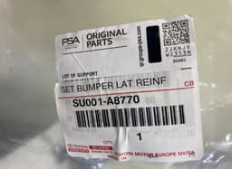 TOYOTA SUU001A8770 SUU001-A8770 9816768880 9816768780 Rear bumper carrier holder on fender set TOYOTA PROACE CITY (2019-) — thumbnail 1