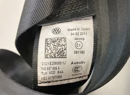 VW 7N0857806A Seat Belt Rear Right VW SHARAN II (7N) (2010-2022) — thumbnail 2
