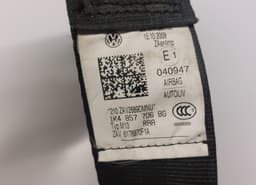 VW 1K4857706BG 6178970F1A 617971600A AM5204515 Seat Belt Front Right VW GOLF VI (5K) (2008-2013) — thumbnail 5
