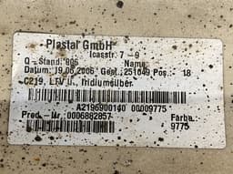 MERCEDES-BENZ A2196900140 00009775 Side Skirt Left MERCEDES-BENZ CLS (C219) (2004-2010) — thumbnail 3
