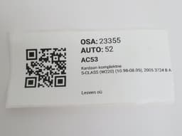 MERCEDES-BENZ A2204107406 Propeller Shaft Complete MERCEDES-BENZ S-CLASS (W220) (1998-2005) — thumbnail 6
