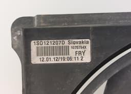 VW 1S0121207D Radiator Fan Electric VW UP (12, BL) (2011-2023) — thumbnail 2