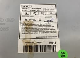 HYUNDAI 96170C8000RDR AC100C8EE 10R-048417 B496152010 Radio HYUNDAI i20 II (GB) (2014-2020) — thumbnail 2