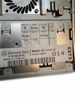 MERCEDES-BENZ A1638201489 A1638203689 Radio MERCEDES-BENZ ML-CLASS (W163) (1998-2005) — thumbnail 7