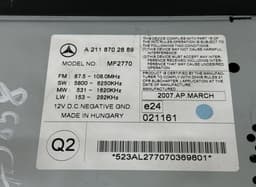 MERCEDES-BENZ A2118702889 Radio MERCEDES-BENZ CLS (C219) (2004-2010) — thumbnail 4