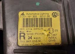 VW 7H1941016N 1305235738 1305239255 0301191302 Headlight right VW TRANSPORTER T5 / MULTIVAN (7H, 7E, 7J) (2003-2015) — thumbnail 4