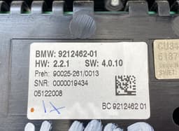 BMW 921246201 Heater control panel BMW 7 (F01, F02) (2008-2016) — thumbnail 3