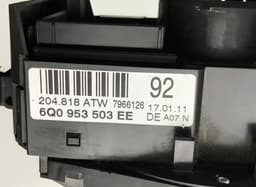 VW 6Q0953503EE 204818ATW 279948 Indicator/wiper/slip ring switch (stalk) VW POLO V (6R, 6C, 61) (2009-2017) — thumbnail 4