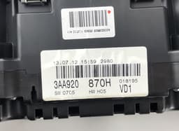 VW 3AA920870H Instrument Cluster VW PASSAT B7 / ALLTRACK (2010-2015) — thumbnail 3