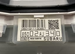 SUBARU 85002AJ340 Instrument Cluster SUBARU LEGACY V / Outback (2009-2014) — thumbnail 4