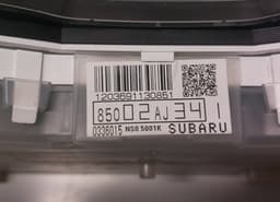 SUBARU 85002AJ341 Instrument Cluster SUBARU LEGACY V / Outback (2009-2014) — thumbnail 8