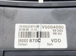 VW 5N0920870C Instrument Cluster VW TIGUAN I (5N) (2007-2018) — thumbnail 3