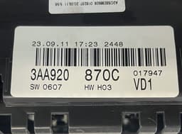 VW 3AA920870C Instrument Cluster VW PASSAT B7 / ALLTRACK (2010-2015) — thumbnail 3