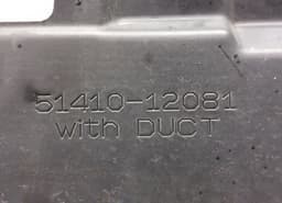TOYOTA 5141012081 51410-12102 51441-12252 5141012081 5141012102 5144112252 Engine splash shield TOYOTA PRIUS III (XW30) (2009-2015) — thumbnail 3