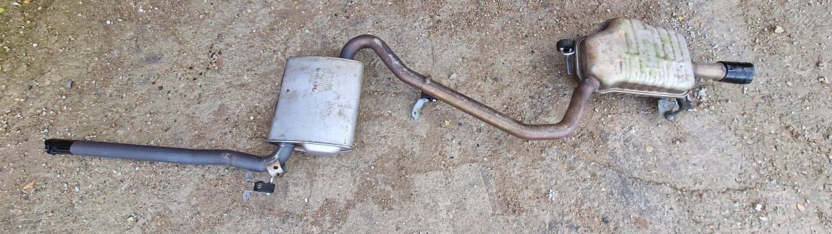 AUDI 850253411 8E0253611 Exhaust rear silencer (muffler) AUDI A4 (B7) (2004-2008)