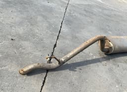 MITSUBISHI 1571B455 1570C521 Exhaust rear silencer (muffler) MITSUBISHI L200 V / TRITON (KJ, KK, KL) (2014-2023) — thumbnail 3