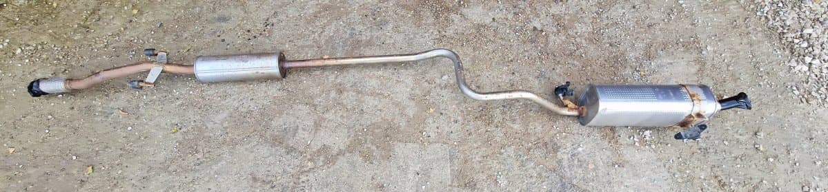 PSA4385Y Exhaust rear silencer (muffler) PEUGEOT 2008 I (A94) (2013-2019)